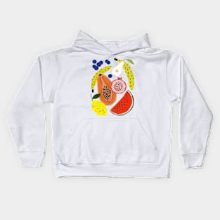 Tropical fruits Kids Hoodie